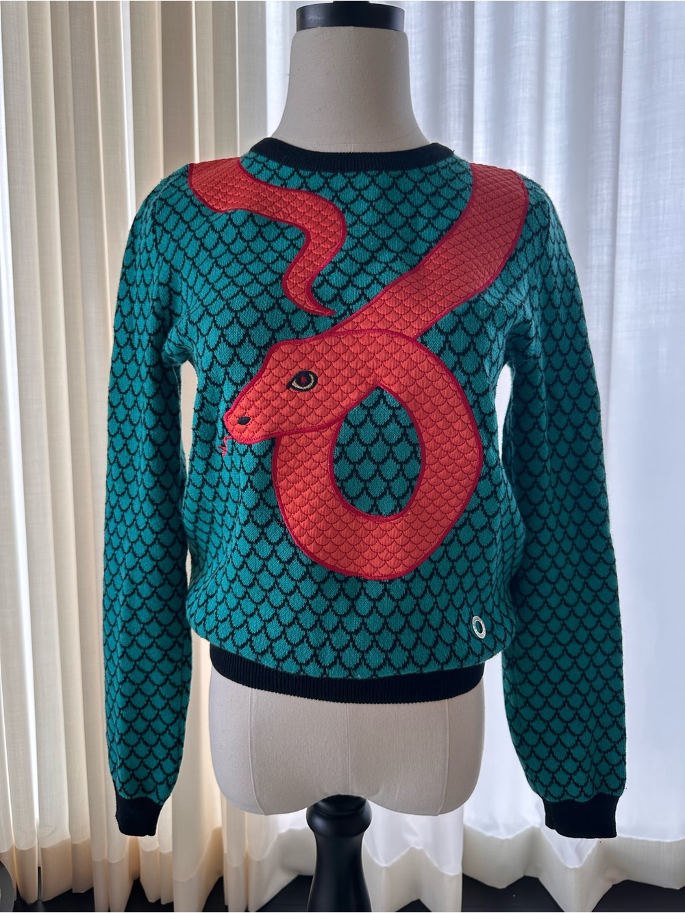 Opening Ceremony Snake Knit Sweater